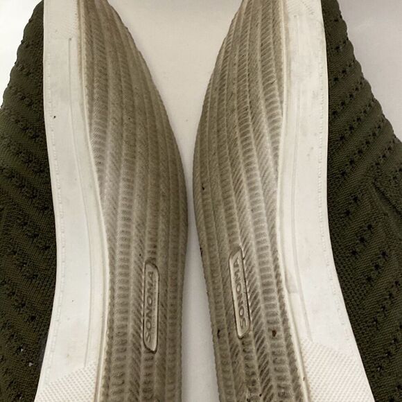 Sonoma Women's Green Vitalize Ortholite Knit Slip-On Sneakers Size 7 - Picture 9 of 16
